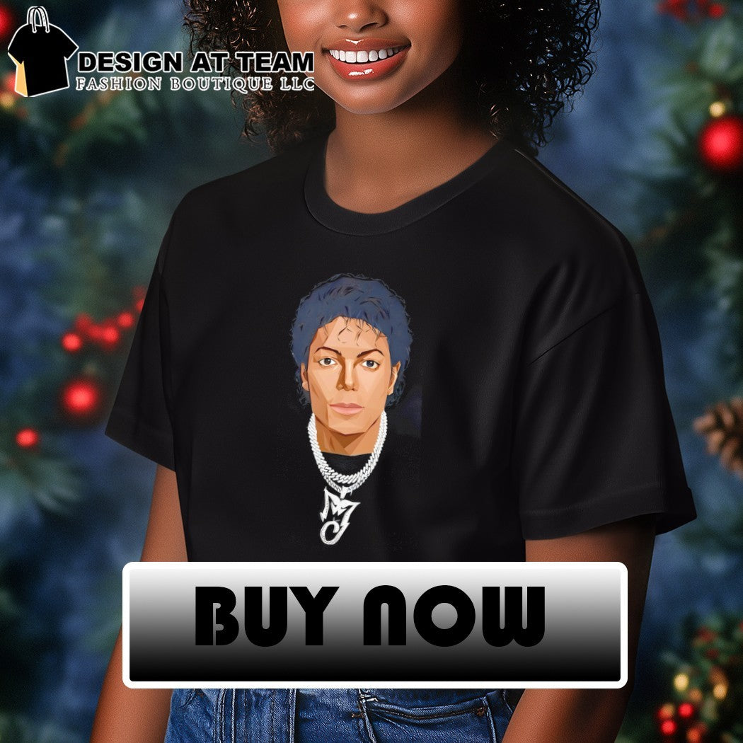 Jackson MJ big head sketch shirt