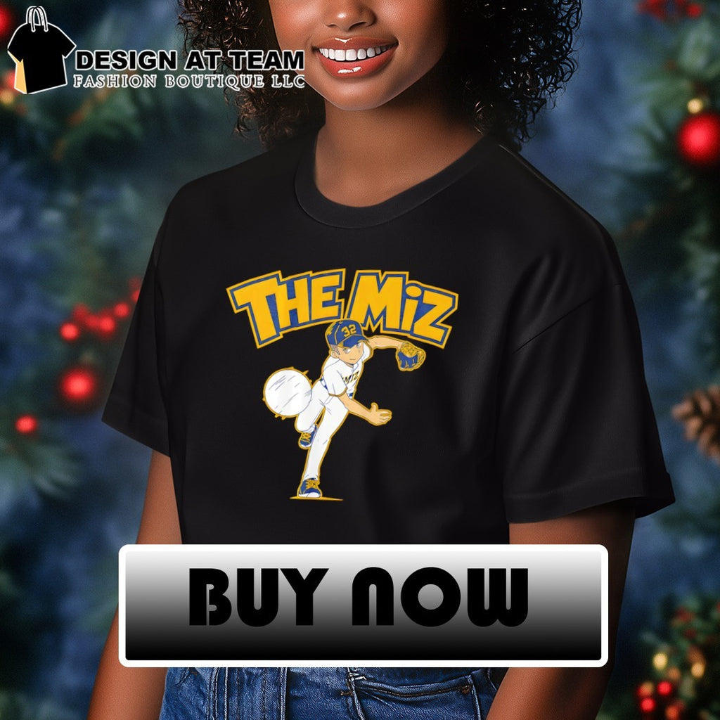 Jacob Misiorowski Milwaukee Brewers Baseball Anime Miz cartoon shirt