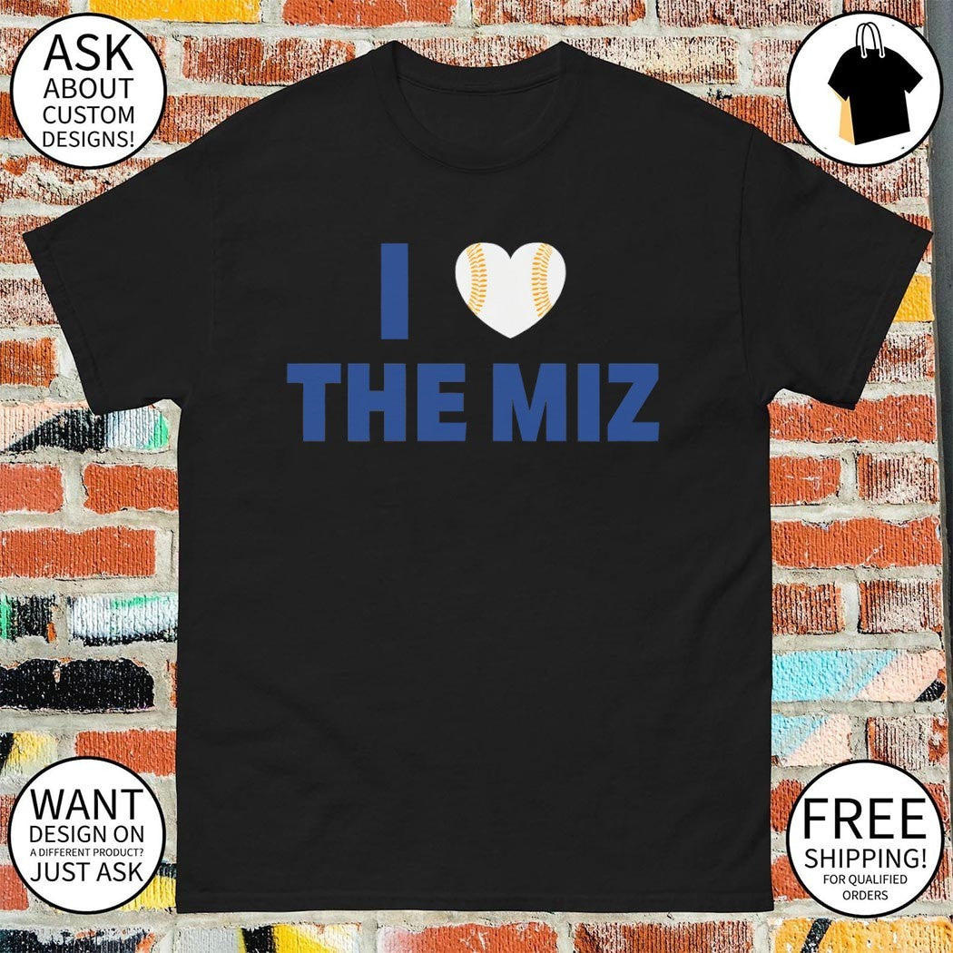 Jacob Misiorowski Milwaukee Brewers Baseball I heart the Miz shirt