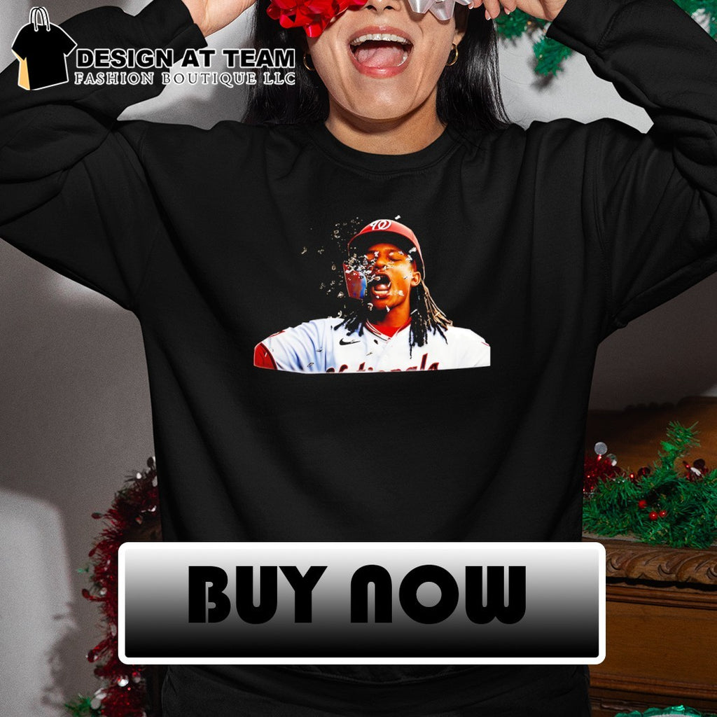 Jacob Young CJ Abrams Nationals Baseball shirt