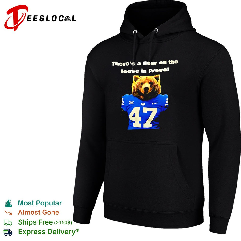 Jakob Robinson BYU Cougars Big 12 There is a Bear on the loose in Provo shirt