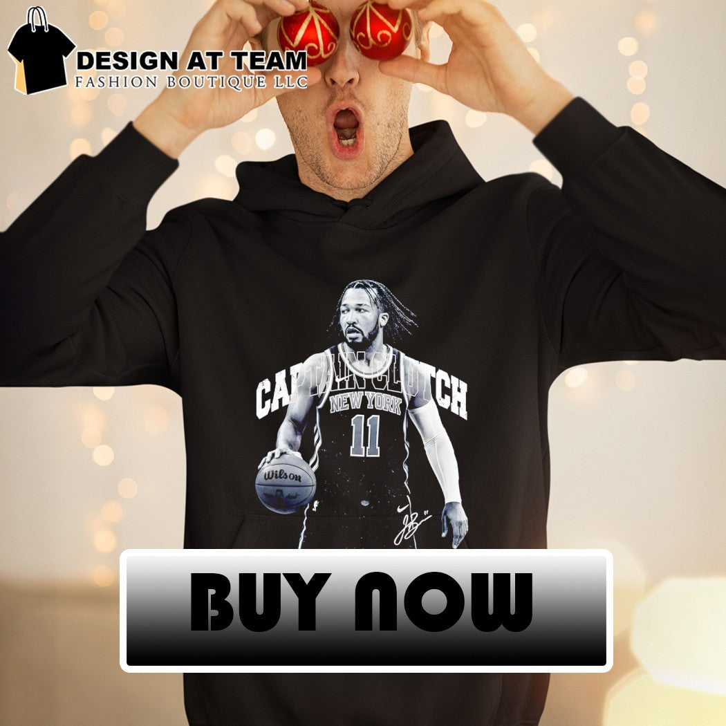 Jalen Brunson 11 Captain Clutch Tribute signature shirt