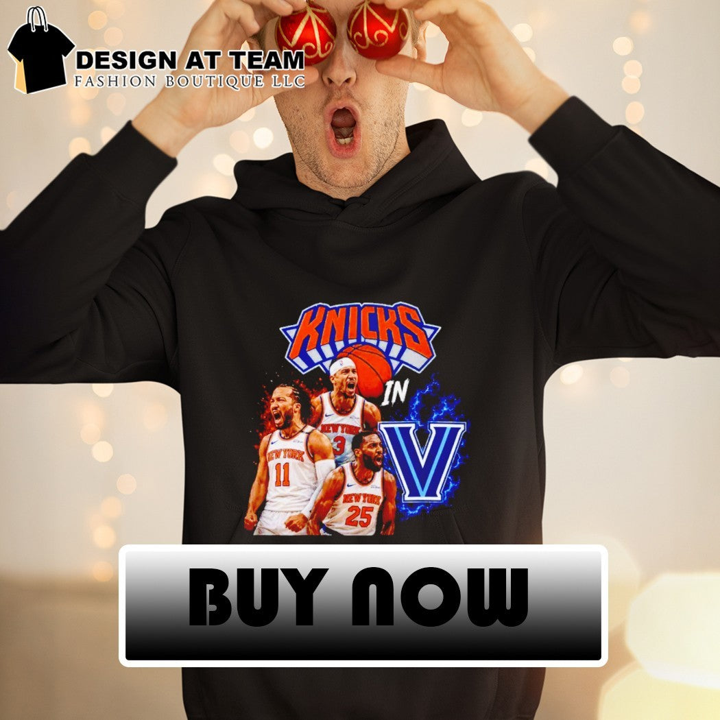 Jalen Brunson Josh Hart Mikal Bridges Knicks in V New York basketball jersey shirt