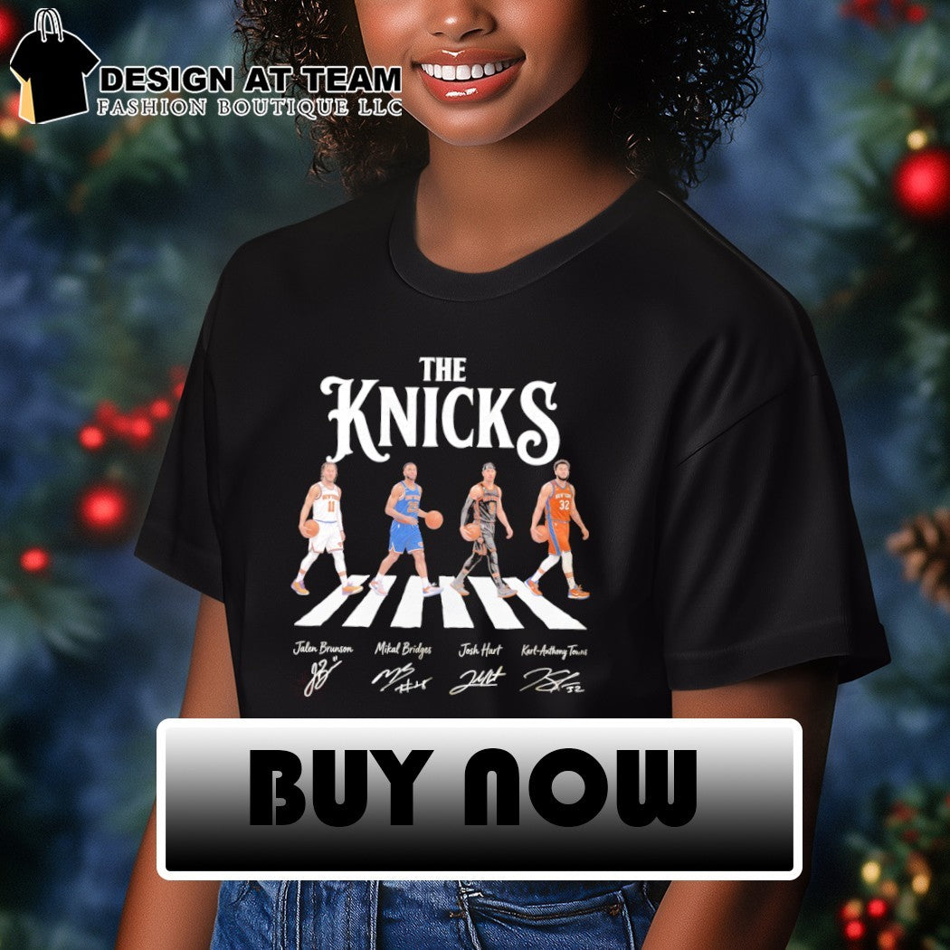 Jalen Brunson Karl-Anthony Towns The Knicks New York Abbey Road signatures shirt