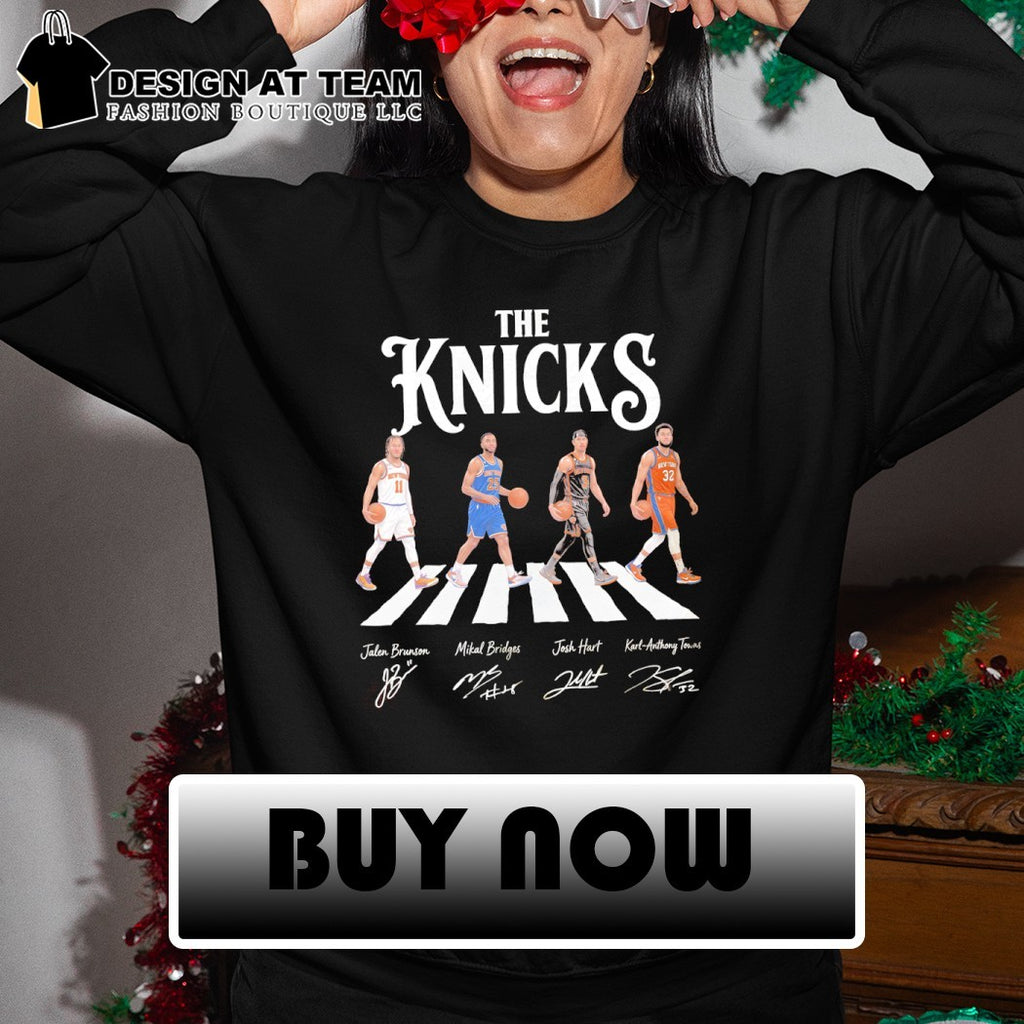 Jalen Brunson Karl-Anthony Towns The Knicks New York Abbey Road signatures shirt