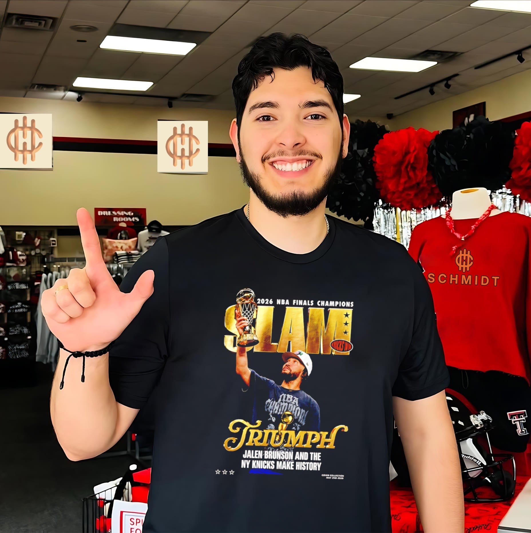 Jalen Brunson Knicks SLAM 2026 NBA Finals Champions Shirt