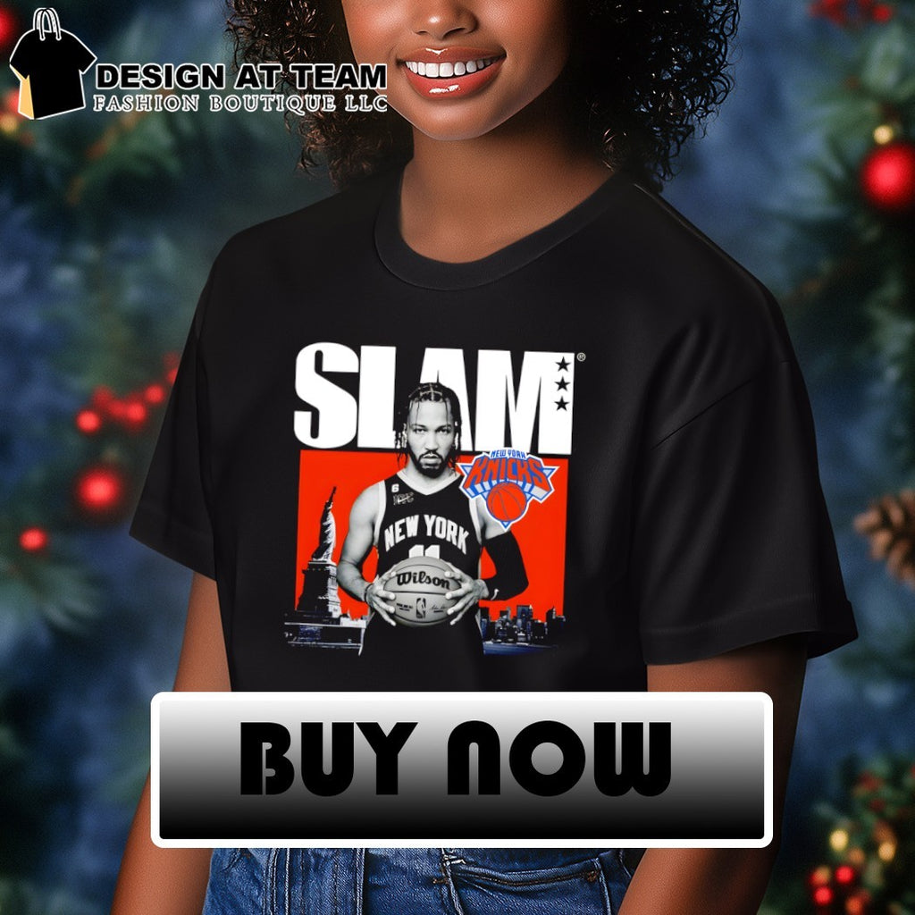 Jalen Brunson NY Slam Magazine Variant Cover shirt
