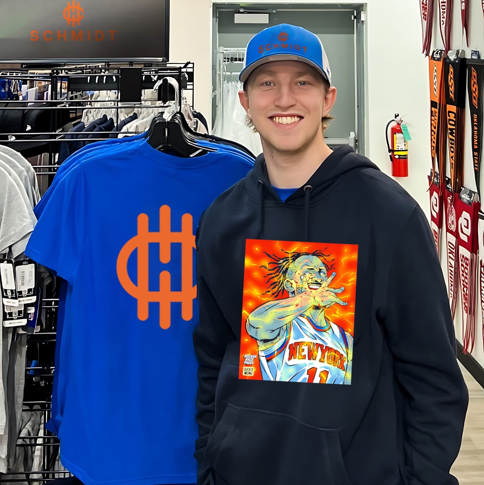 Jalen Brunson New York Knicks JB hand bite shirt