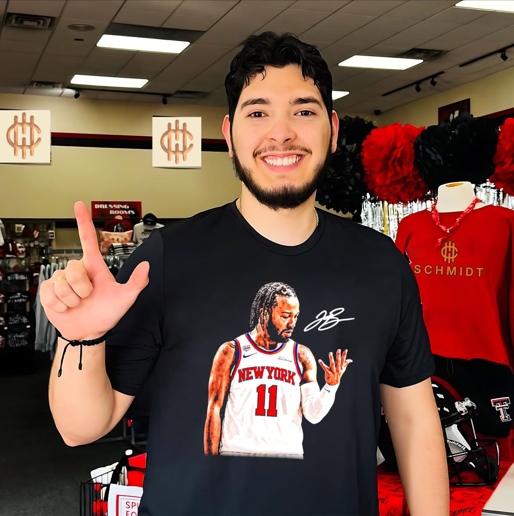Jalen Brunson New York Knicks in 5 signature shirt