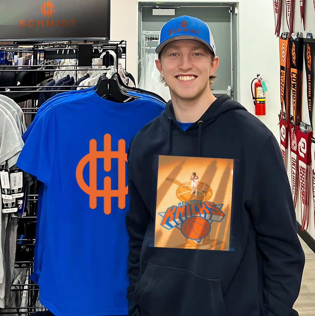 Jalen Brunson New York Knicks posing vintage shirt