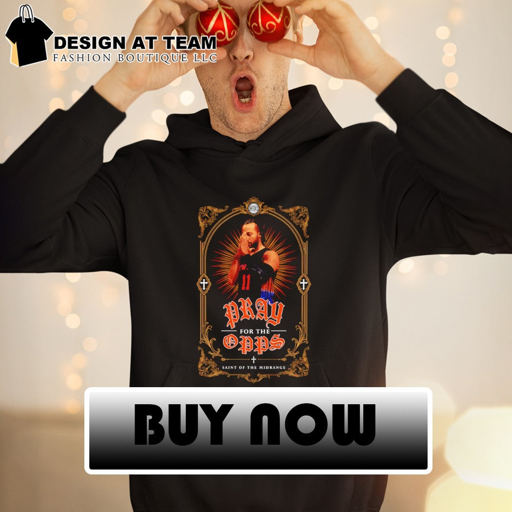 Jalen Brunson Pray For My Opps Saint of the midrange shirt