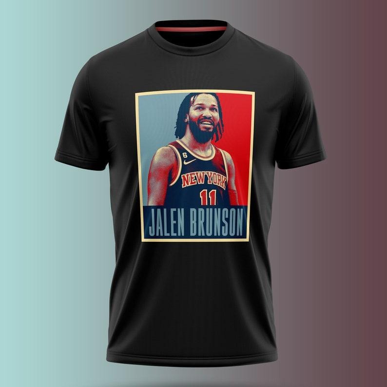 Jalen Brunson Retro Graphic Unisex T-shirts Hoodie Sweatshirt | PrintMintTees.com