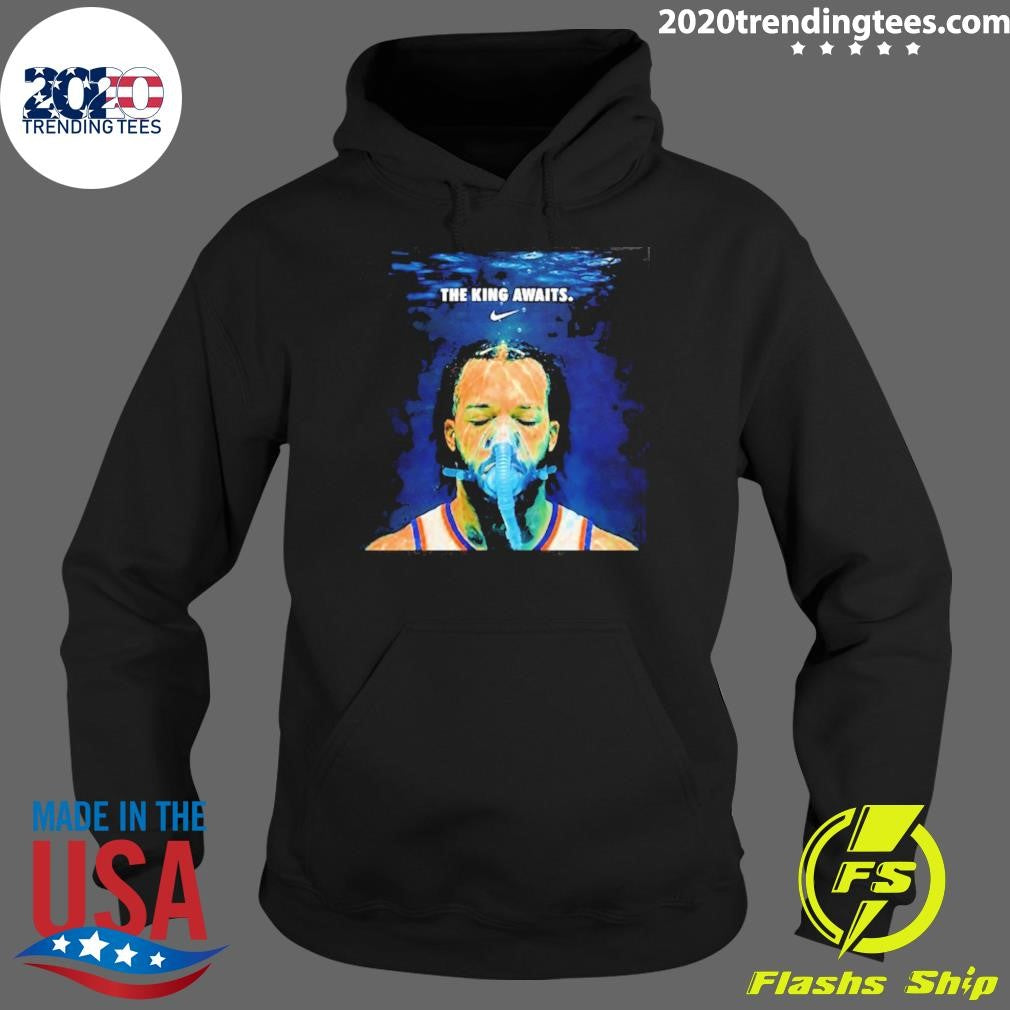 Jalen Brunson The King Awaits New York Knicks Shirt