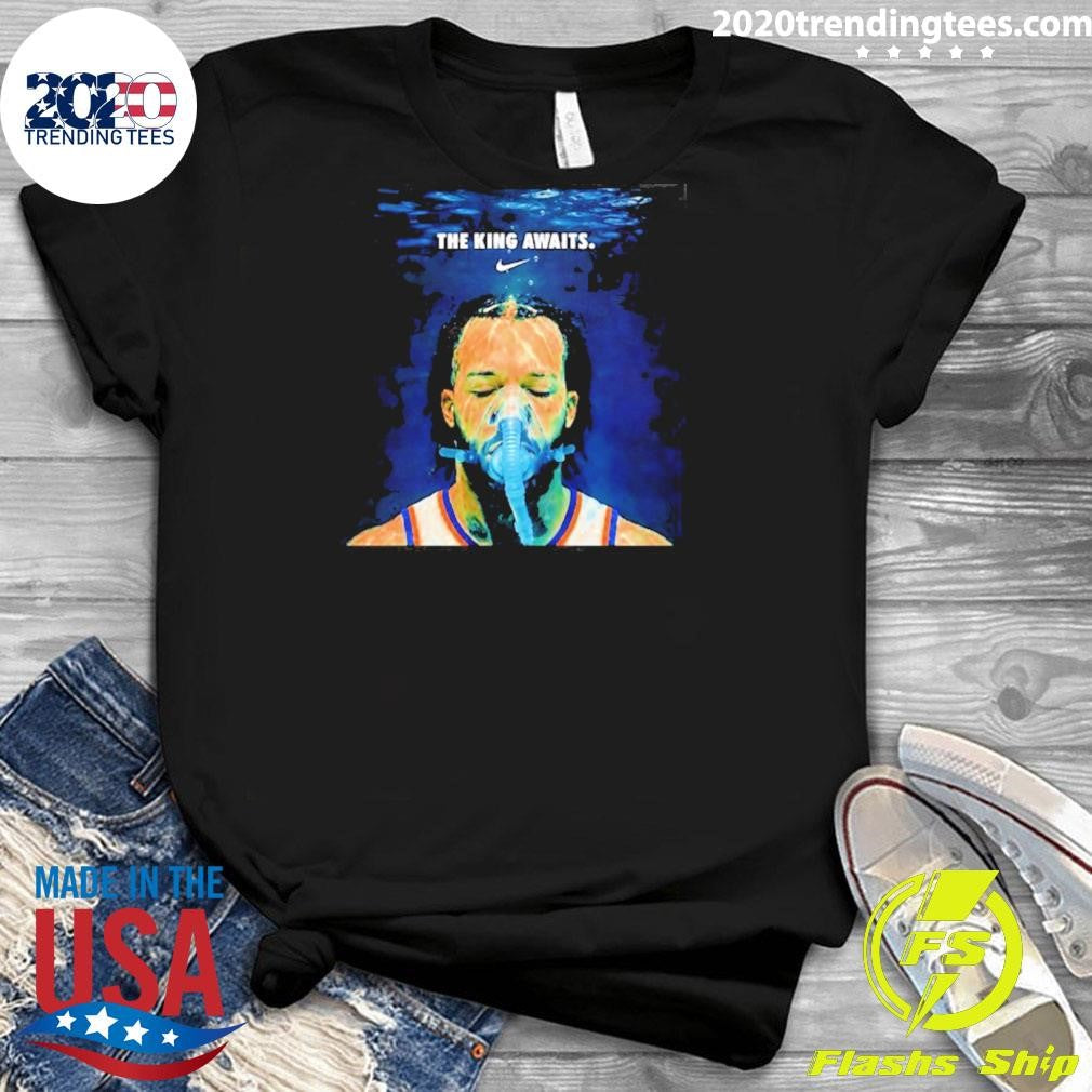 Jalen Brunson The King Awaits New York Knicks Shirt