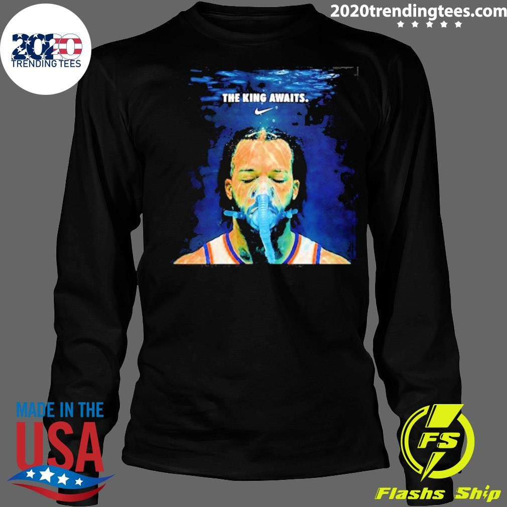 Jalen Brunson The King Awaits New York Knicks Shirt
