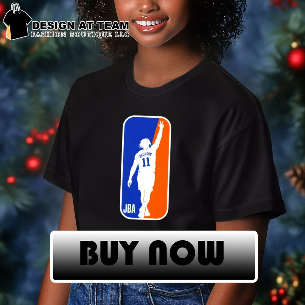 Jalen Brunson Victory Sign Vintage Basketball Logo New York Hoops shirt