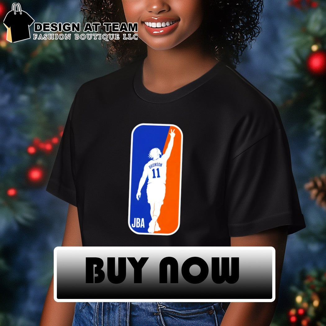 Jalen Brunson Victory Sign Vintage Basketball Logo New York Hoops shirt