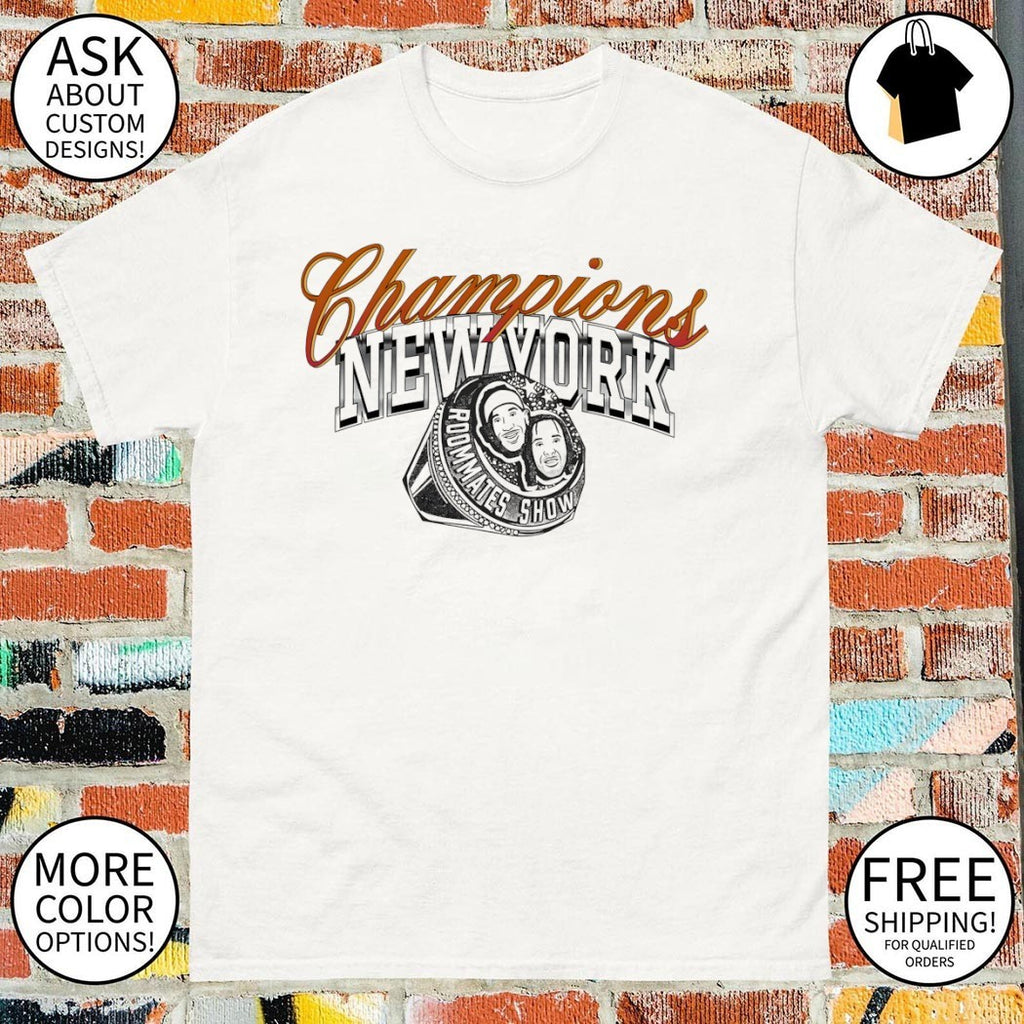 Jalen Brunson and Josh Hart Diamond Ring Roommates Show Knicks Champions shirt