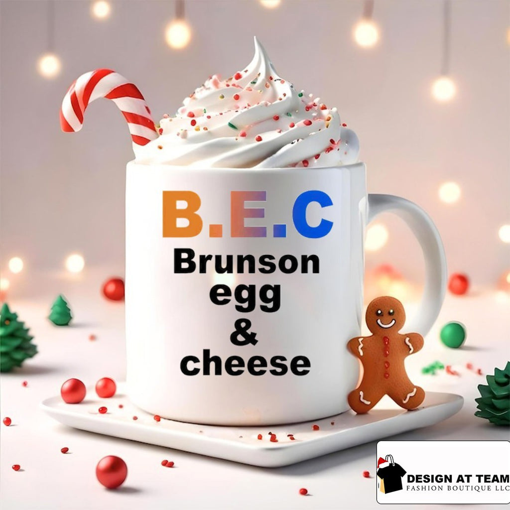Jalen Brunson apparel B.E.C Brunson egg cheese shirt