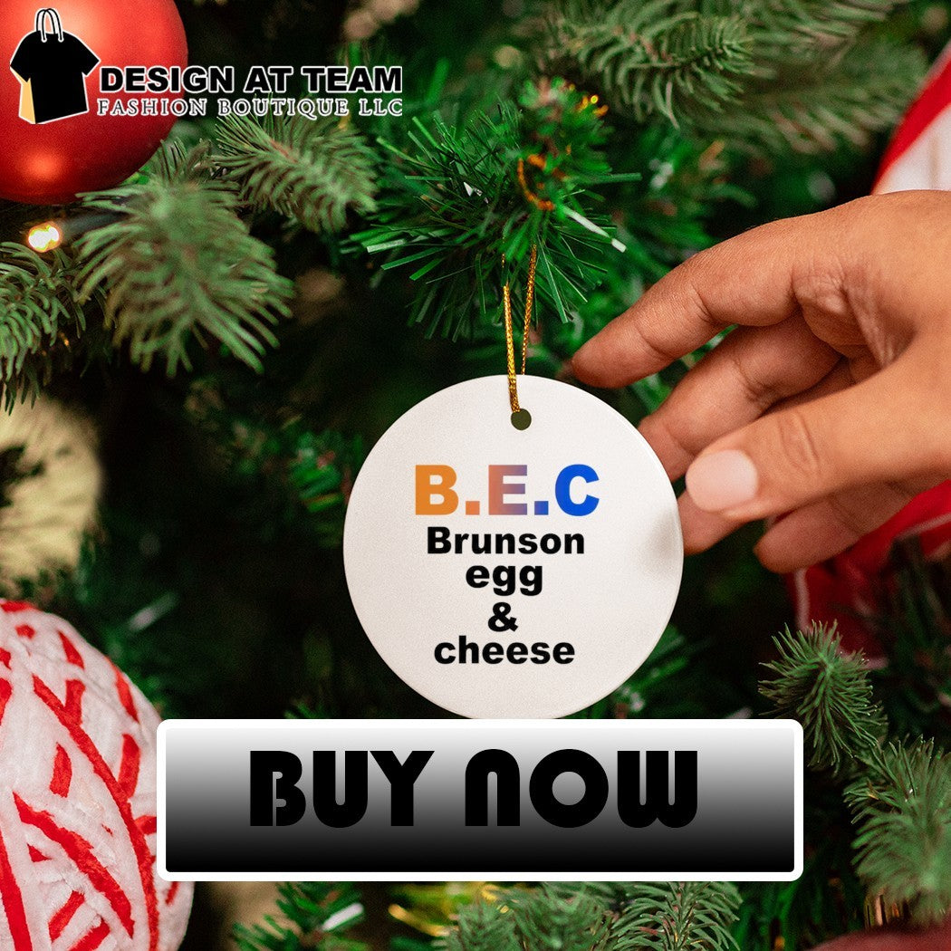Jalen Brunson apparel B.E.C Brunson egg cheese shirt