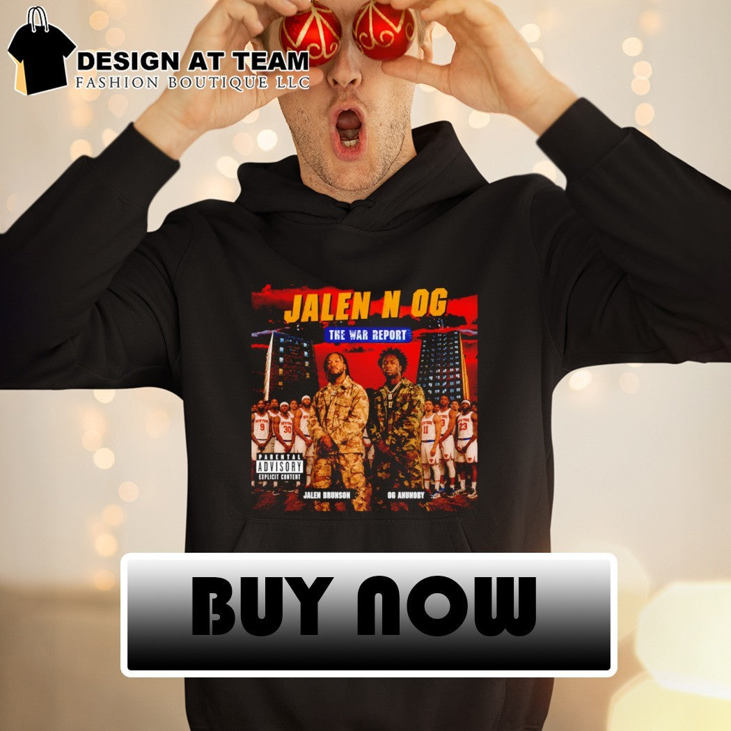 Jalen and OG Anunoby The war report parental advisory shirt