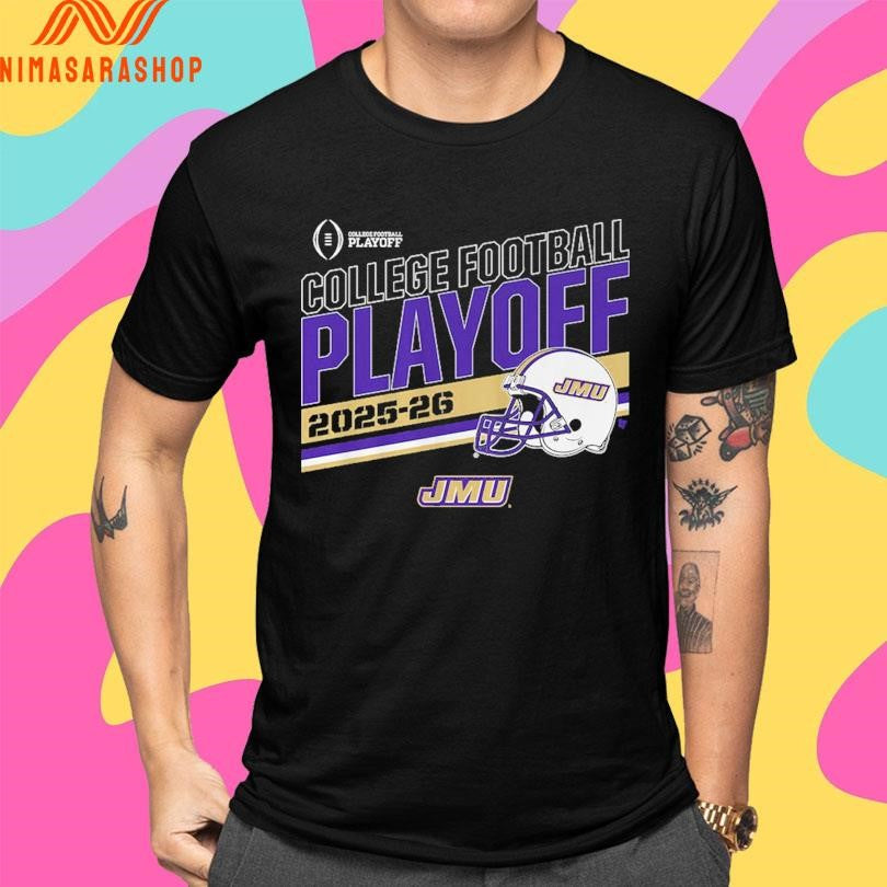 James Madison Dukes Football 2025-2026 College Football Playoff Stripe Shirts