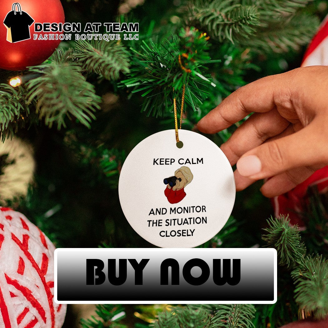 Jane Goodall Keep Calm And Monitor The Situation Closely shirt