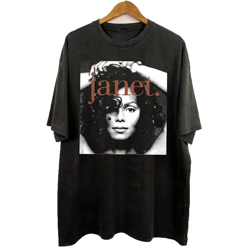 Janet Jackson Shirt, Retro Janet Jackson Vintage 90s Shirt, Janet Jackson Together Again Graphic Shirt Menswear Top...