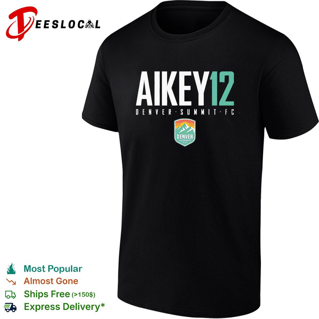 Jasmine Aikey 12 Denver Summit FC professional women’s soccer team shirt