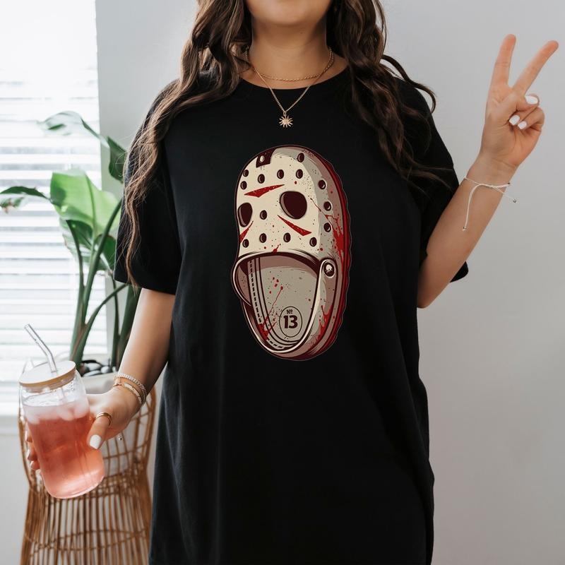 Jason Voorhees Killer Shirt Jason Voorhees Friday the 13th Shirt Horror Haloween Movie Shirt Halloween Party Shir Hoodie...
