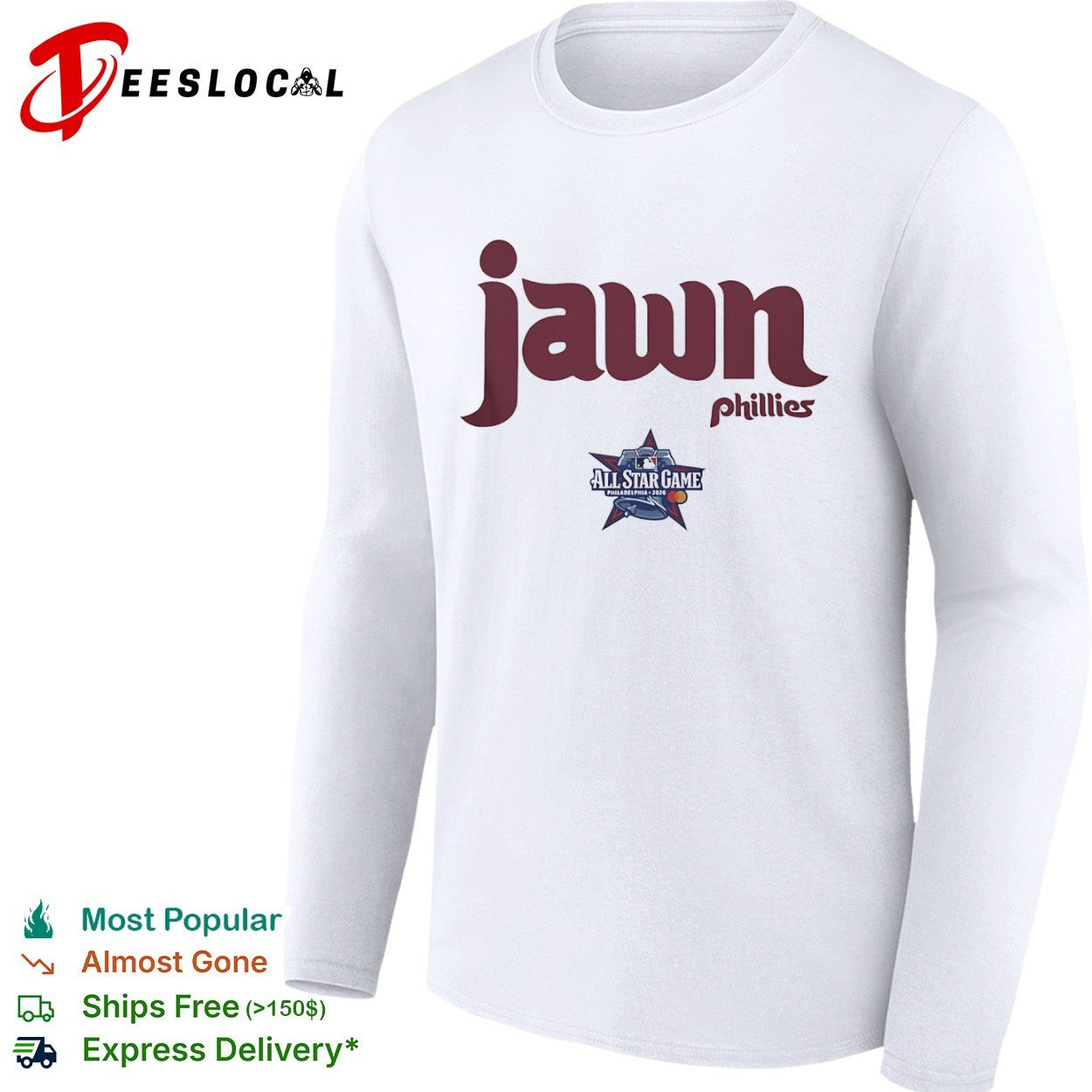 Jawn Philadelphia Phillies 2026 MLB All-Star Game shirt