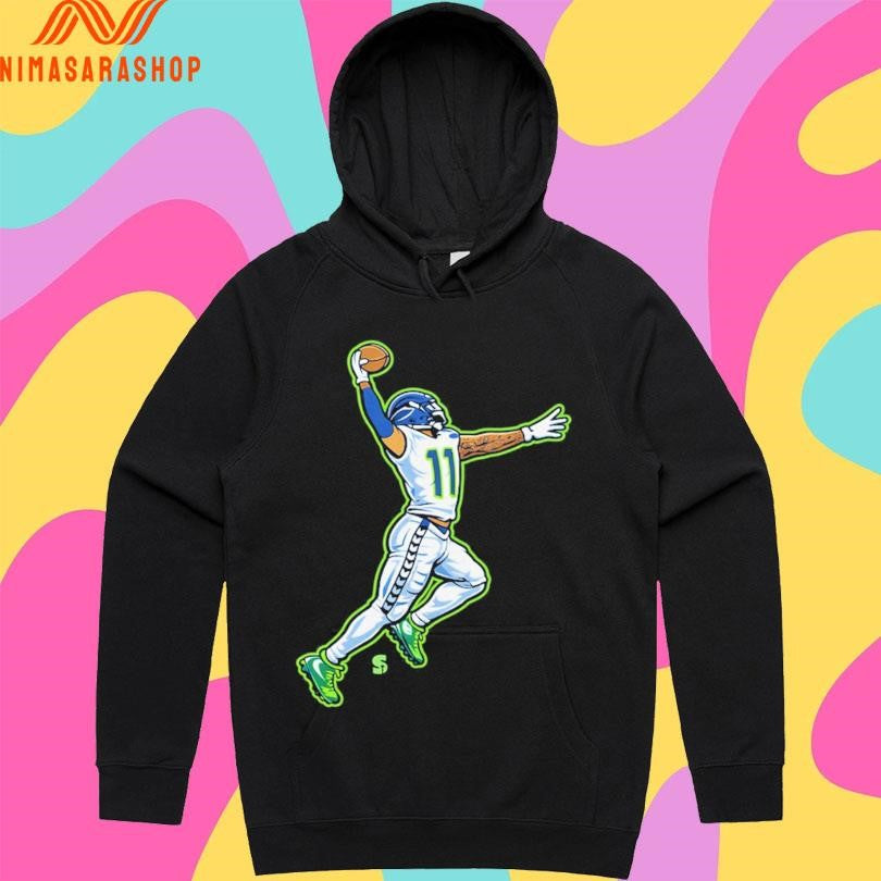 Jaxon Smith-Njigba Seahawks Slam Dunk Touchdown Celebration Shirts