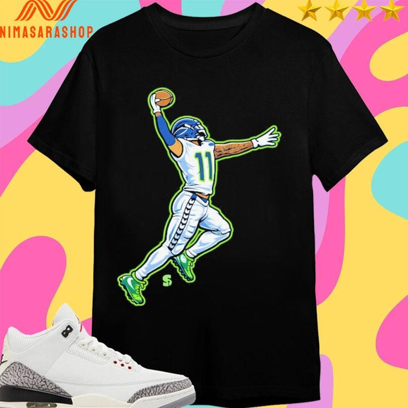 Jaxon Smith-Njigba Seahawks Slam Dunk Touchdown Celebration Shirts