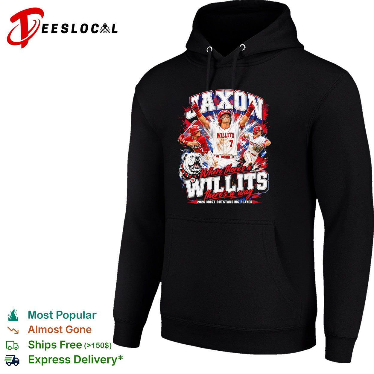 Jaxon Willits Where theres a Willits theres a way 2026 Most Outstanding Player shirt
