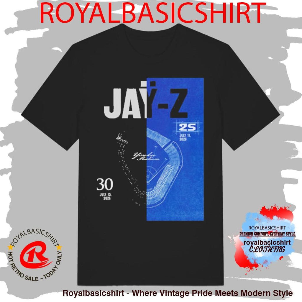 Jay Z 2 Night Celebration Reasonable Doubt And The Blueprint Iconic Album Turning Yankee Stadium 2026 Shirt