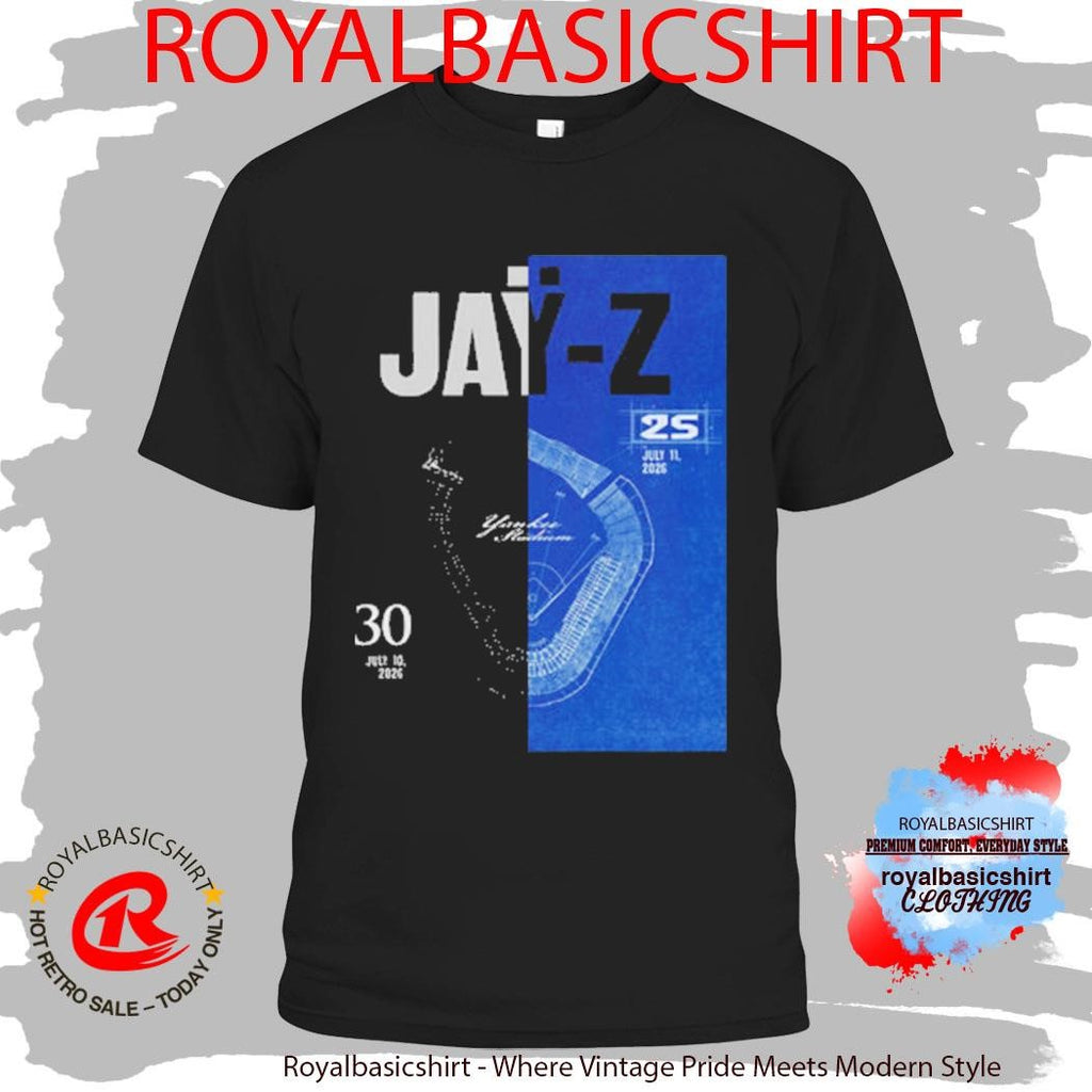Jay Z 2 Night Celebration Reasonable Doubt And The Blueprint Iconic Album Turning Yankee Stadium 2026 Shirt