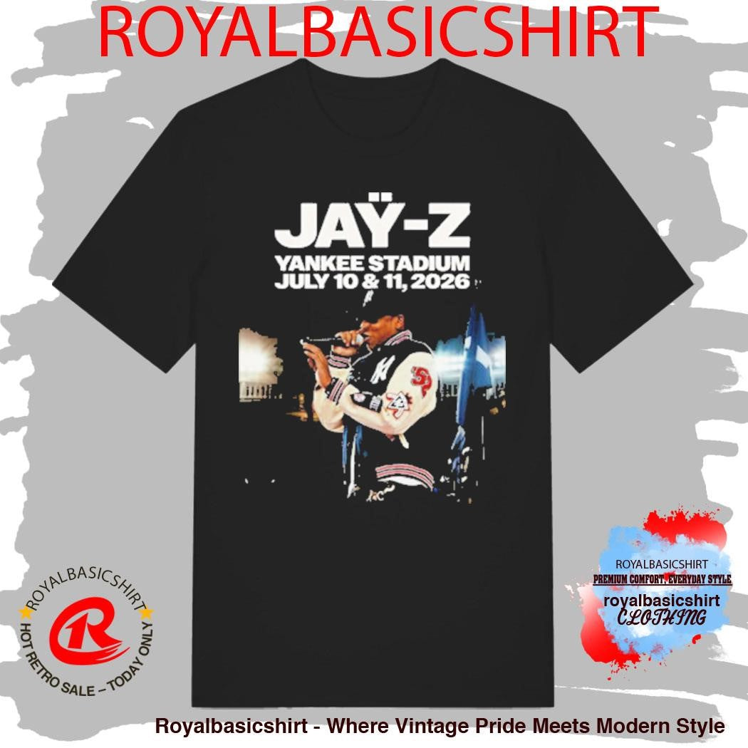 Jay Z 2 Nights Celebrates Iconic Albums Reasonable Doubt July 10 And The Blueprint July 11 2026 At Yankee Stadium Shirt