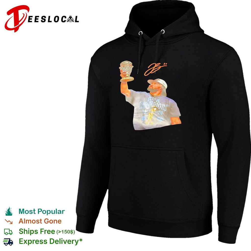 Jaylen Brown Boston Celtics MVP trophy NBA Champions shirt