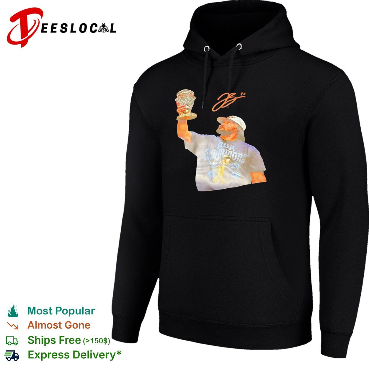 Jaylen Brown Boston Celtics MVP trophy NBA Champions shirt