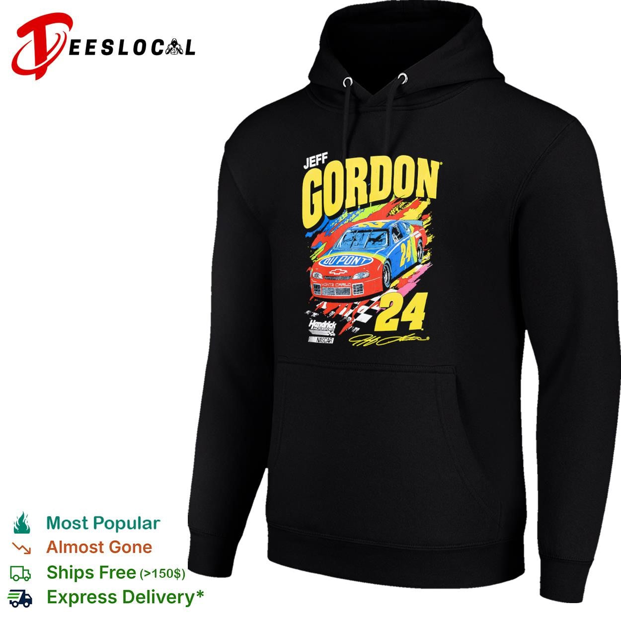 Jeff Gordon Hendrick Motorsports NASCAR 24 DuPont Monte Carlo racing shirt