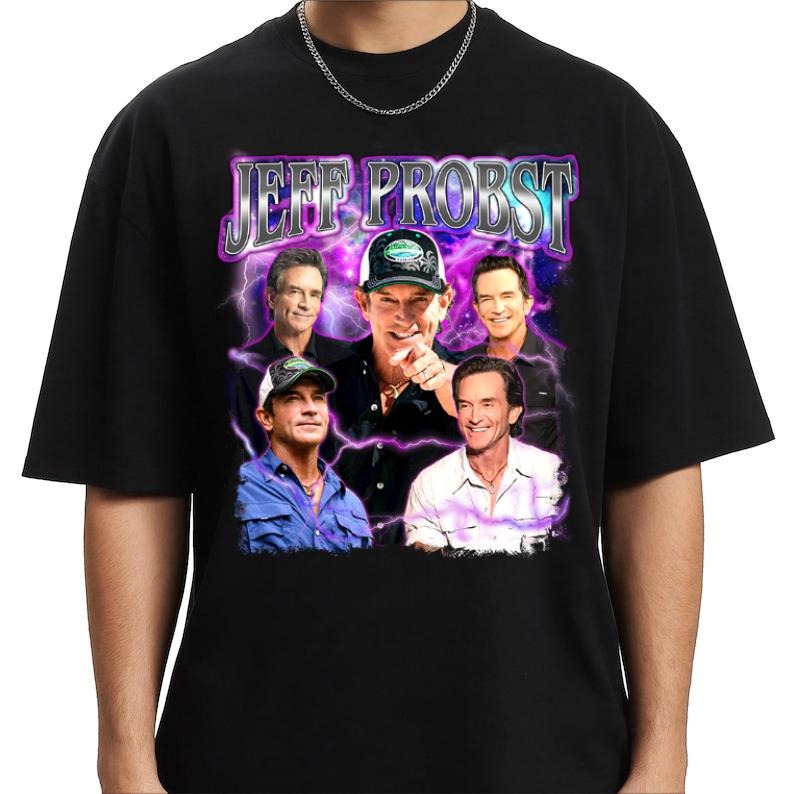Jeff Probst Bootleg tee Unisex Shirt Hoodie Sweatshirt Tank top, Long Sleeve Cotton Menswear Day Love. | PrintMintTees.com
