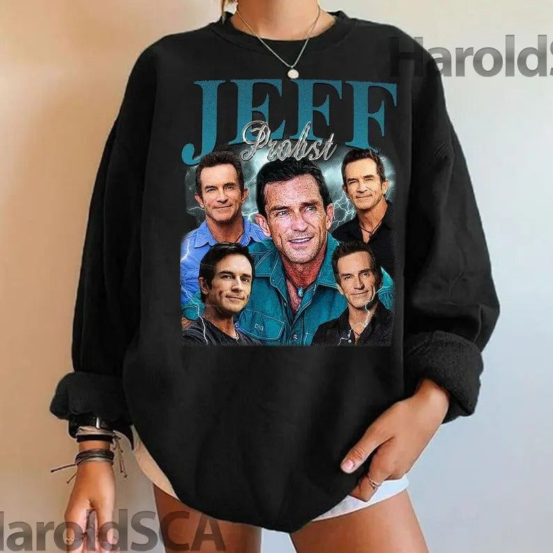 Jeff Probst Vintage Washed T-Shirt, Jeff Probst Vintage Sweatshirt Unisex Shirt Hoodie Sweatshirt Tank top, Long Sleeve