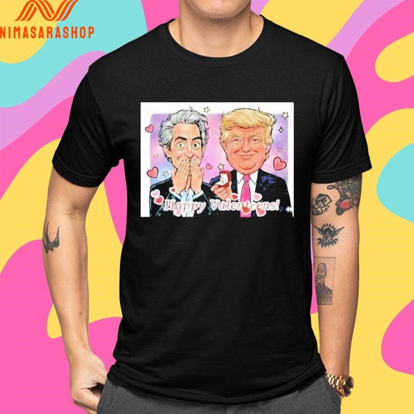 Jeffrey Epstein &amp; Donald Trump Graphic Shirts