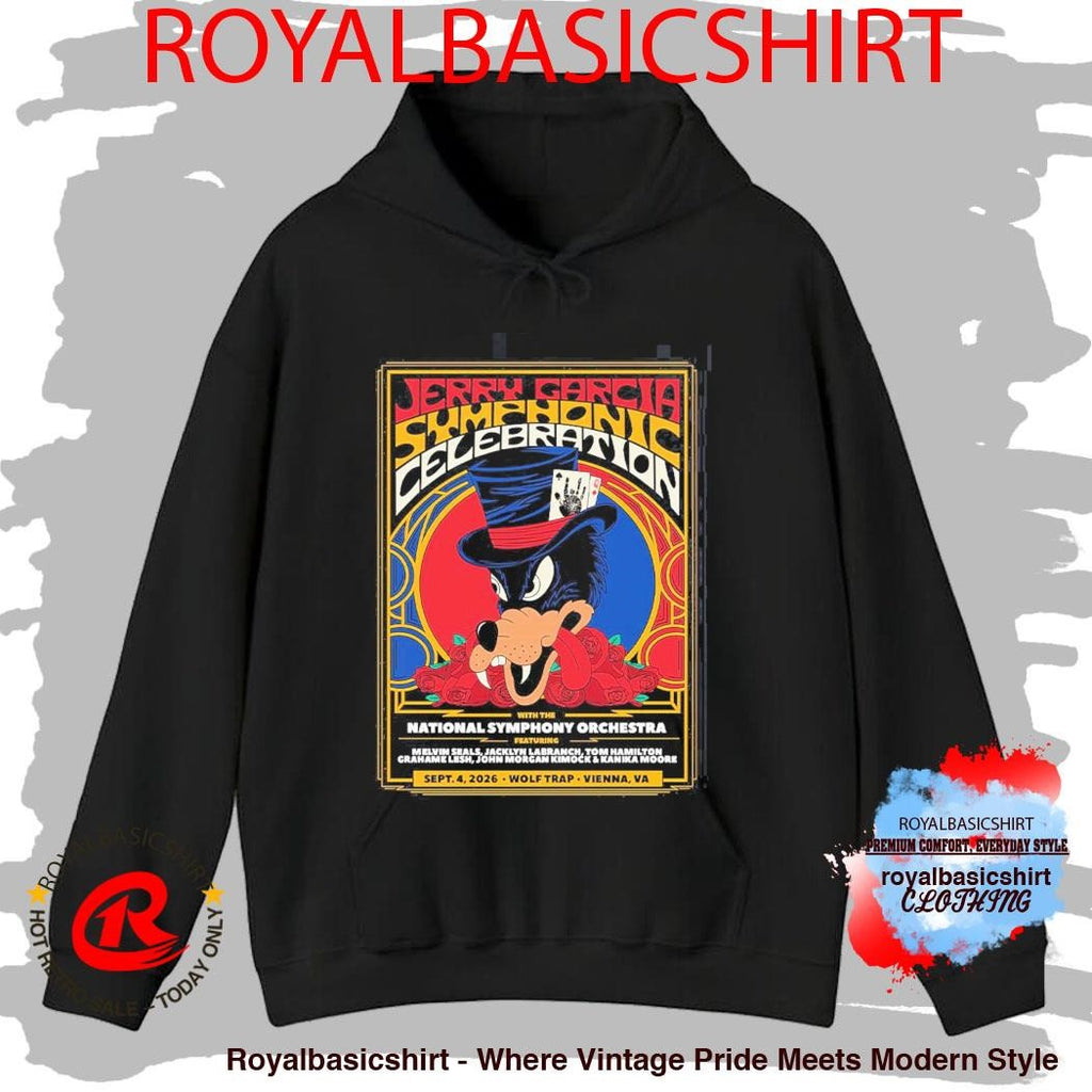Jerry Garcia Symphonic Celebration With The National Symphony Orchestra In Vienna Virginia 2026 At Wolf Trap On September 4 2026 T-Shirt