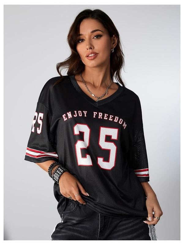 Shirts Top V Neck Teen Casual Football Tops Shirts T-Shirts, Hoodie, Sweatshirt