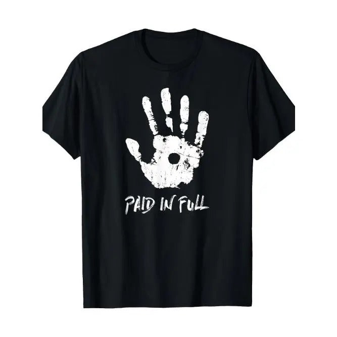 Jesus Hand Print, Paid In Full - Christian Faith T Shirt T-Shirt - 220g Made in USA Hoodie Sweatshirt | PrintMintTees.com