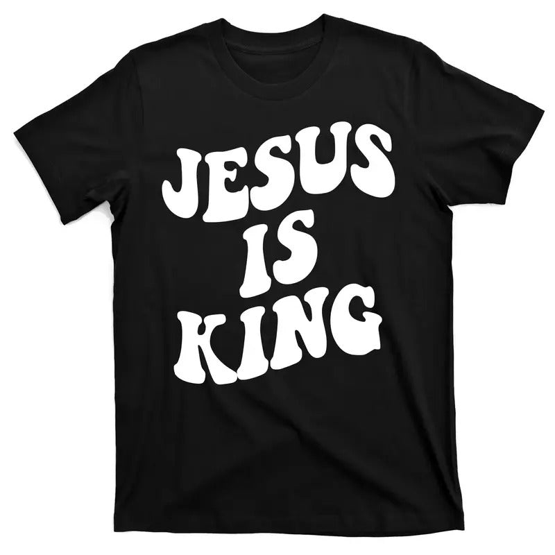 Jesus Is King Vintage Retro Christianity Christian Catholic King of Kings Lord of Lords T-Shirt Hoodie Sweatshirt
