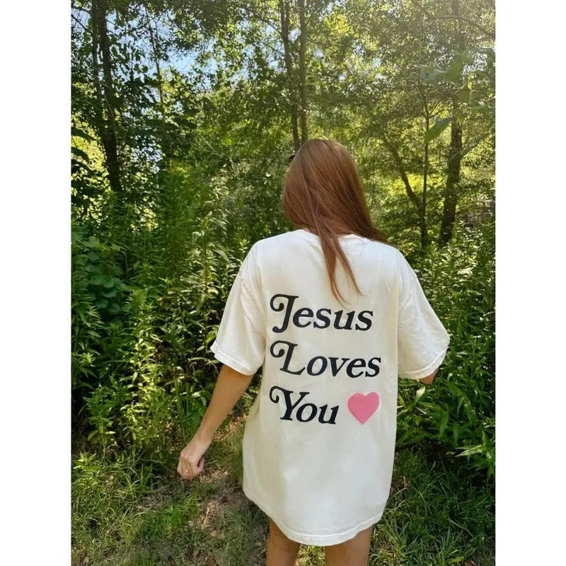 Jesus Love You T-Shirt | christian T-shirt, bible verse shirt, religious shirt, trendy tshirt, faith T-shirt, aesthetic...