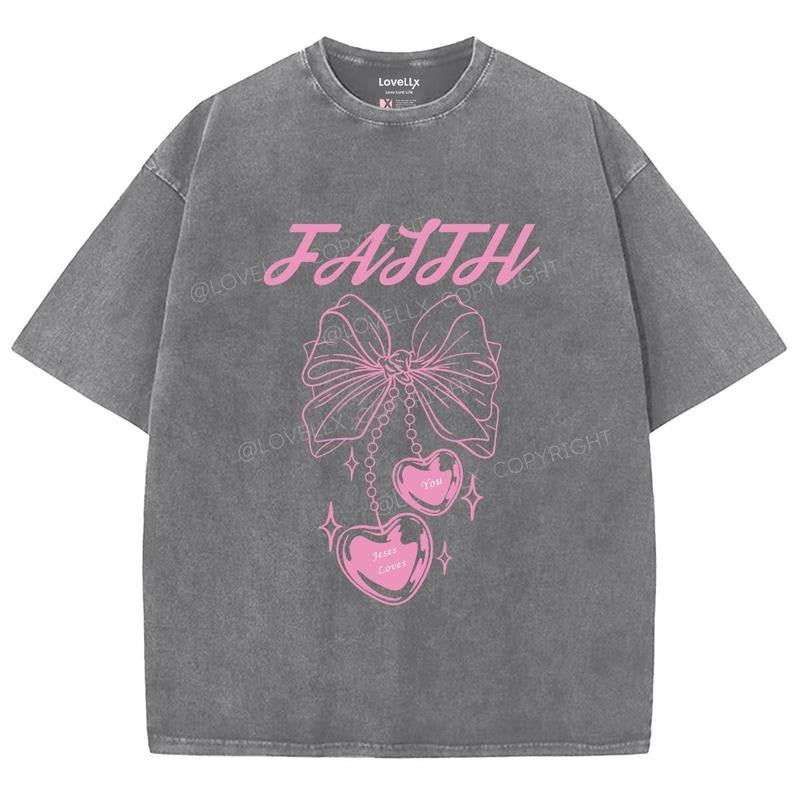 Jesus Loves You Unisex Washed T-Shirt, Christian Jesus  t shirts, Vintage 90s Graphic Tee Gift Cotton Top Womenswear...