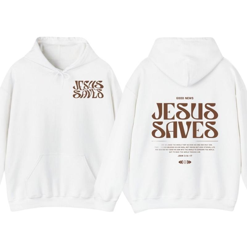 Jesus Saves Christian Washed T-Shirt, Hoodie Trendy Christian Shirt Sweatshirt | PrintMintTees.com